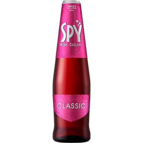 Spy Wine Cooler alkoholisches Mischgetränk mit Kohlensäure Vol.4% alk. 275ml – 4er-Pack (4×275 g)