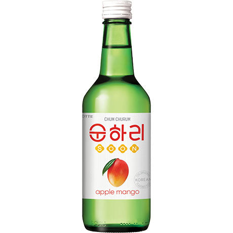LOTTE Soju, Chum Churum Yuzu, 12% vol 350 ml – 4er-Pack (4×350 g)