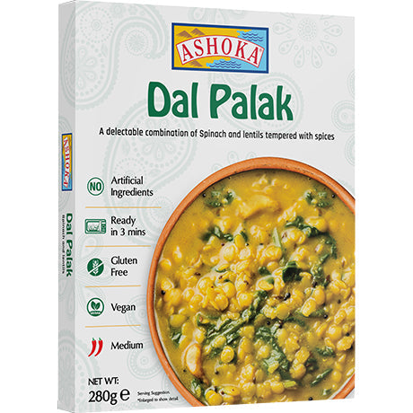 ASHOKA - Instant Dal Palak 280 g – 4er-Pack (4×280 g)