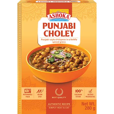 ASHOKA - Instant Punjabi Choley 280 g – 4er-Pack (4×280 g)