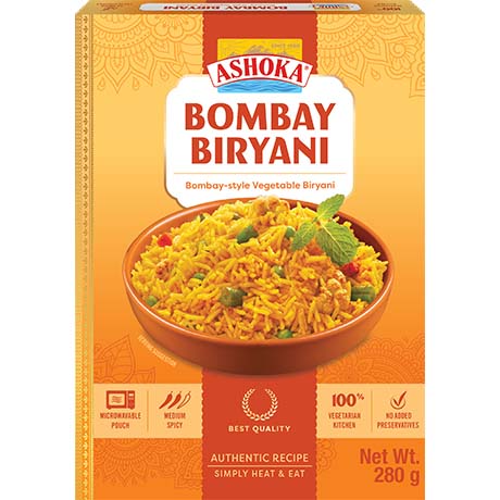 ASHOKA - Instant Bombay Biryani 280 g – 4er-Pack (4×280 g)