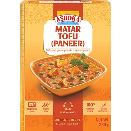 Ashoka Matar Paneer, 280 g, 5 Stück – 4er-Pack (4×280 g)