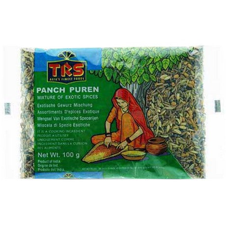 TRS Panch Puren Gewürzmischung - Fünf-Gewürze-Mix, 100 g – 4er-Pack (4×100 g)