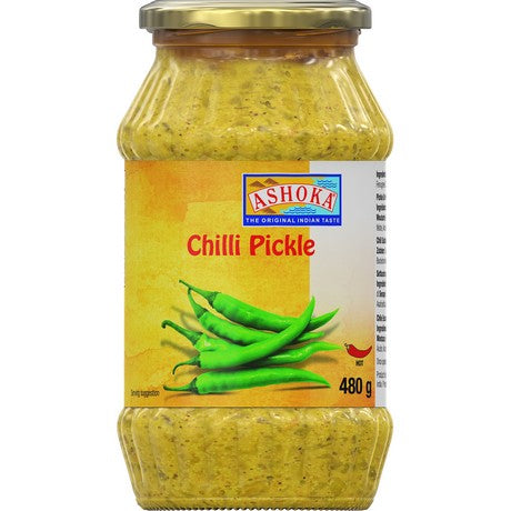 Ashoka Chilli Pickle 480g – 3er-Pack (3×480 g)