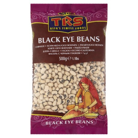 TRS Schwarzaugige Bohnen 500g – 4er-Pack (4×500 g)