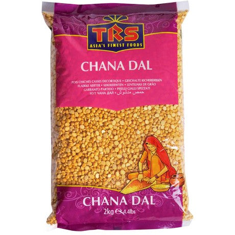 TRS Chana Dal - Geteilte Kichererbsen 2 kg, Hülsenfrüchte
