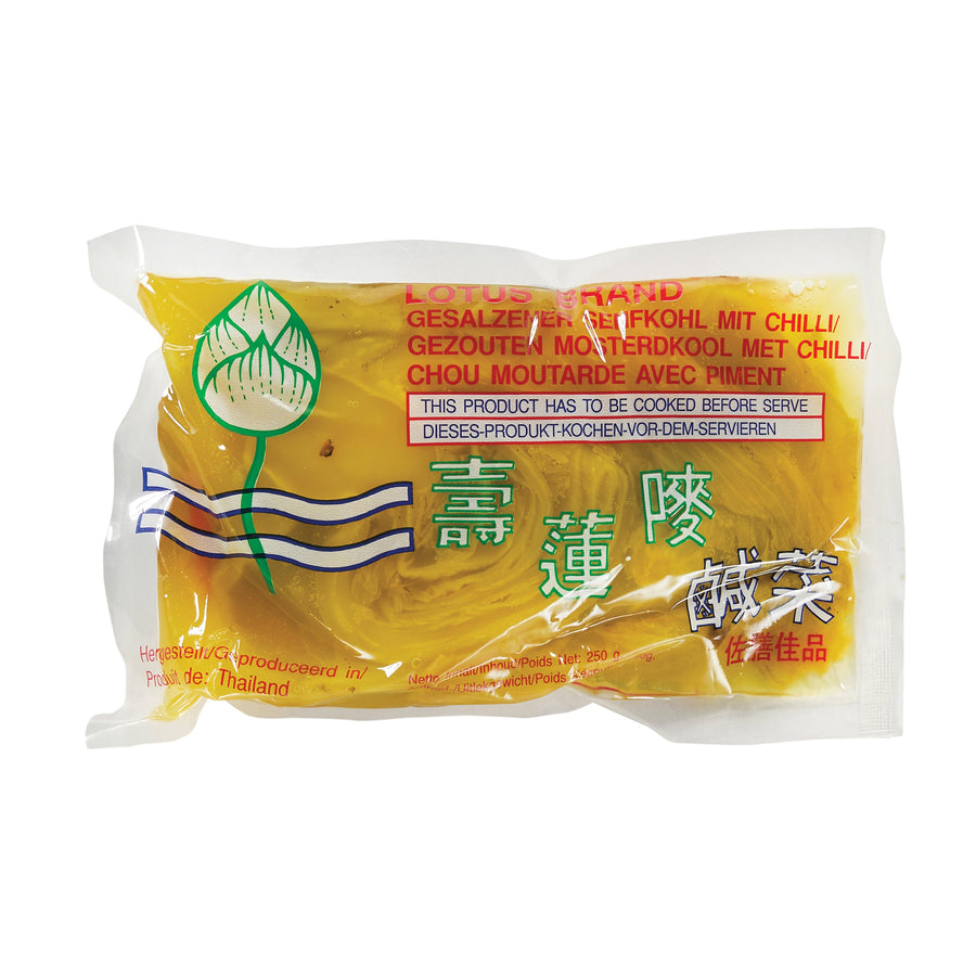 Lotus Pickled Mustard With Chilli 250 g – 6er-Pack (6×250 g)