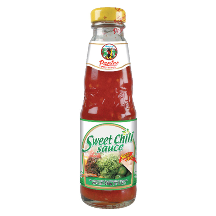 PANTAI Süße Chilisauce - zuckerfrei, 200ml/215g – 3er-Pack (3×200 g)