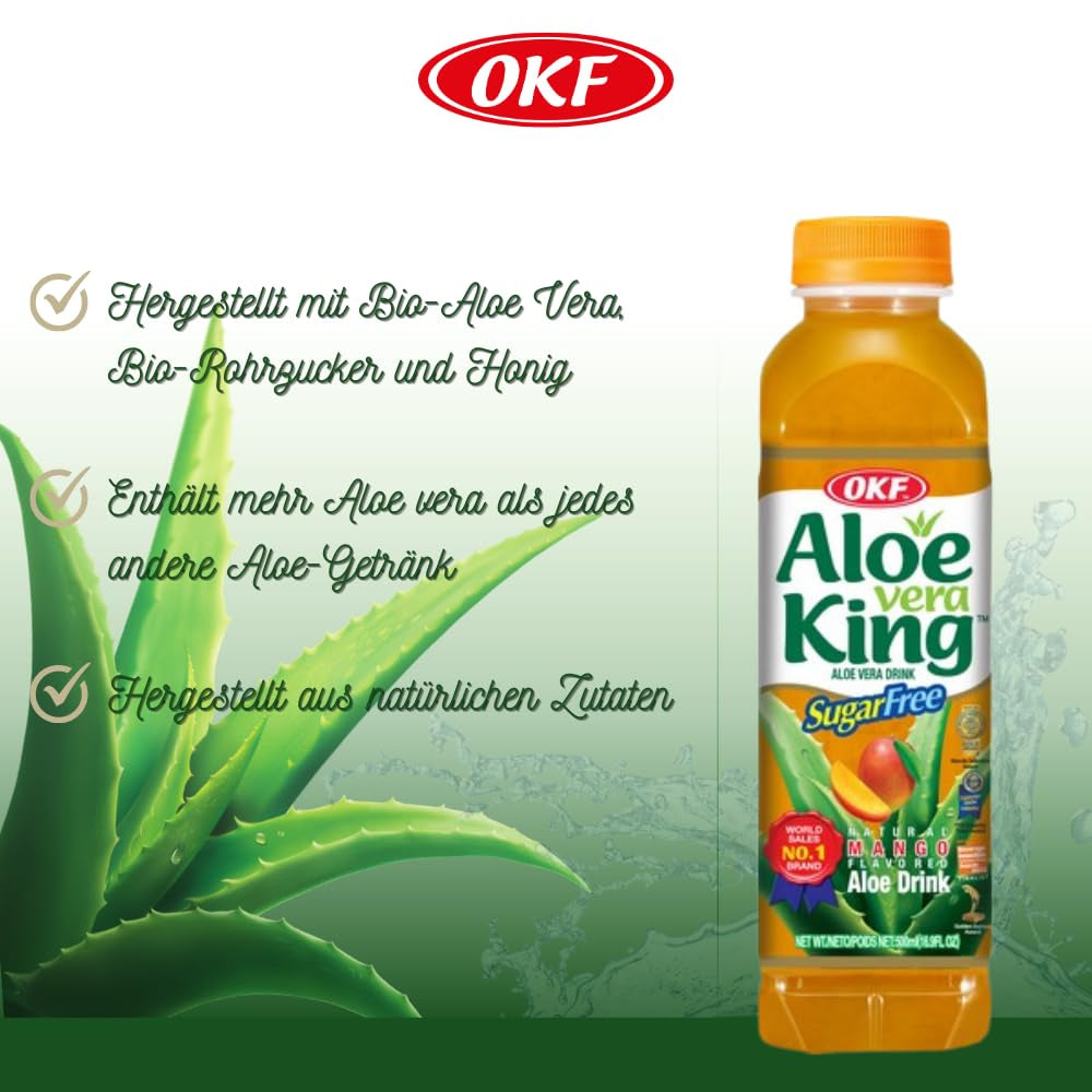 - Aloe Vera Getränk Mango (SF), 20Er Pack (20 X 500 ML)