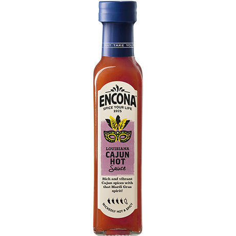 ENCONA - Cajun Scharfe Sosse 142 ml – 6er-Pack (6×142 g)