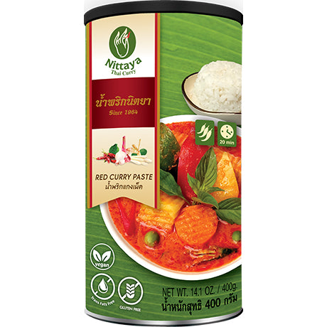 Nittaya Gelbe Currypaste - Authentische Thai Kari Paste, 400 g (Art. 5121-4)