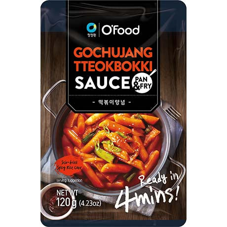 O'Food Gochujang Tteokbokki Sauce Stir Fry 120g – 4er-Pack (4×120 g)