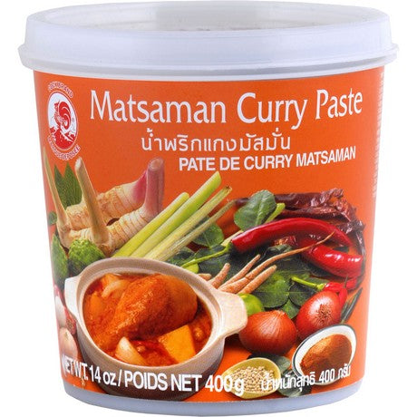 Massaman Currypaste 400g - Cock - Curry Paste - Matsaman Curry – 3er-Pack (3×400 g)