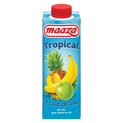 Maaza Tropical Fruit Drink, Fruchtsaft zum Genießen, 8 Packungen 330 ml – 8er-Pack (8×330 g)