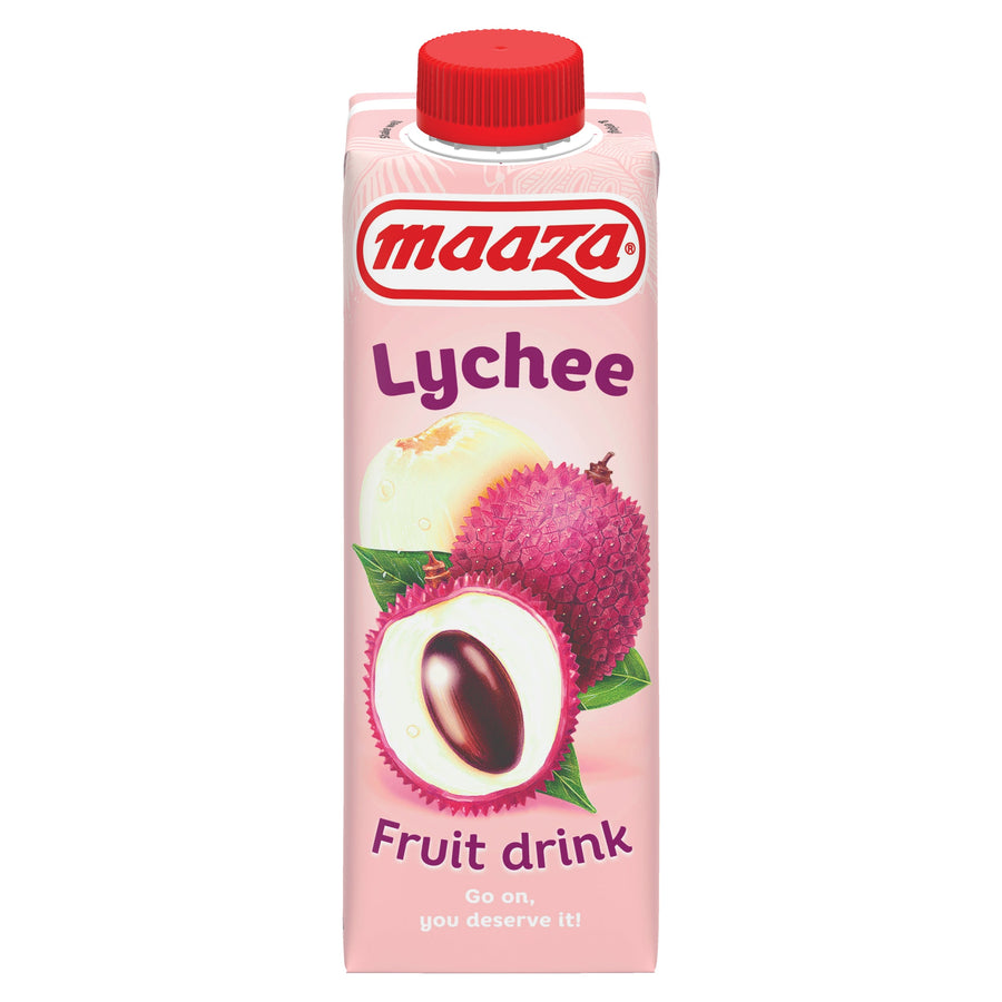 Maaza Lychee Fruit Drink, Fruchtsaft zum Genießen, 8 Packungen 330 ml – 8er-Pack (8×330 g)