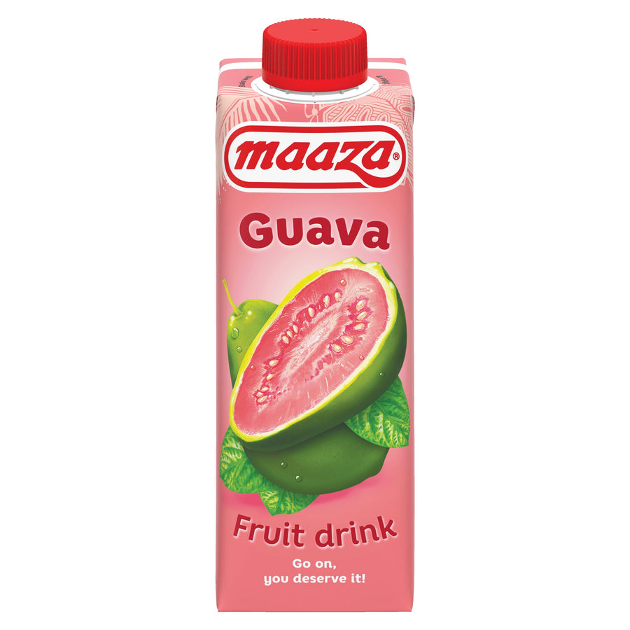 Maaza Guava Fruit Drink, Fruchtsaft zum Genießen, 8 Packungen 330 ml – 8er-Pack (8×330 g)