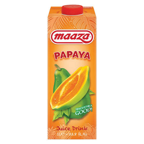 Maaza Papaya Fruit Drink, Papaya Fruchtsaft zum Genießen 1 l – 4er-Pack (4×1 kg)