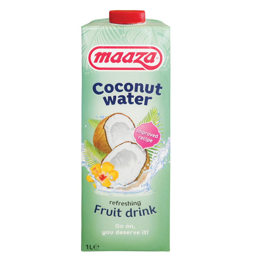 Maaza Coconut Water, Kokoswasser zum GenießenKokoswasser 1 l – 3er-Pack (3×1 kg)