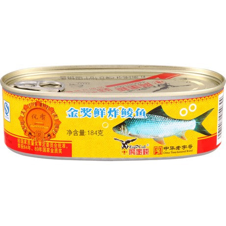 [ 184g ] EAGLE COIN Gebackene Hasel mit gesalzenen schwarzen Bohnen / Fried Dace with Salted Black Beans (Art. 5315-31)