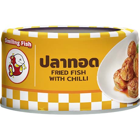 Frittierte Makrelenstücke mit Chili - Smiling Fish - 90g (Art. 5319) – 6er-Pack (6×90 g)