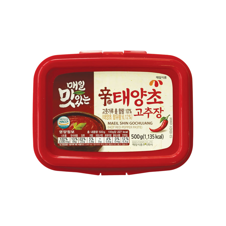 MAEIL Würzige Gochujang-Gewürzsoße [koreanische Speisekammer] süße fermentierte Chilischote, perfekte Jang-Sauce für Dips und Marinaden [JRND Foods] 500 g
