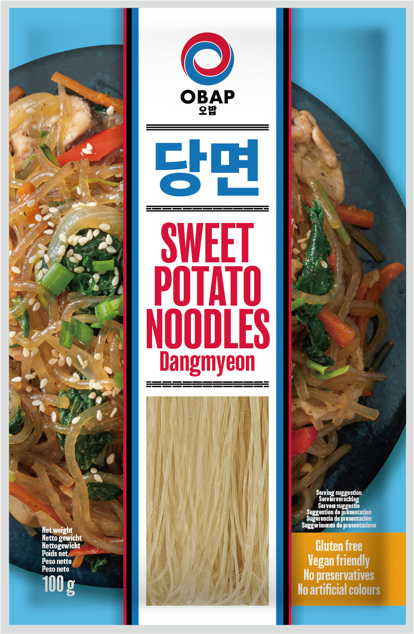 Obap Sweet Potato Noodles 100 g – 10er-Pack (10×100 g)