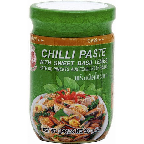 Cock Chilli Paste mit Sweet Basil 200g – 3er-Pack (3×200 g)