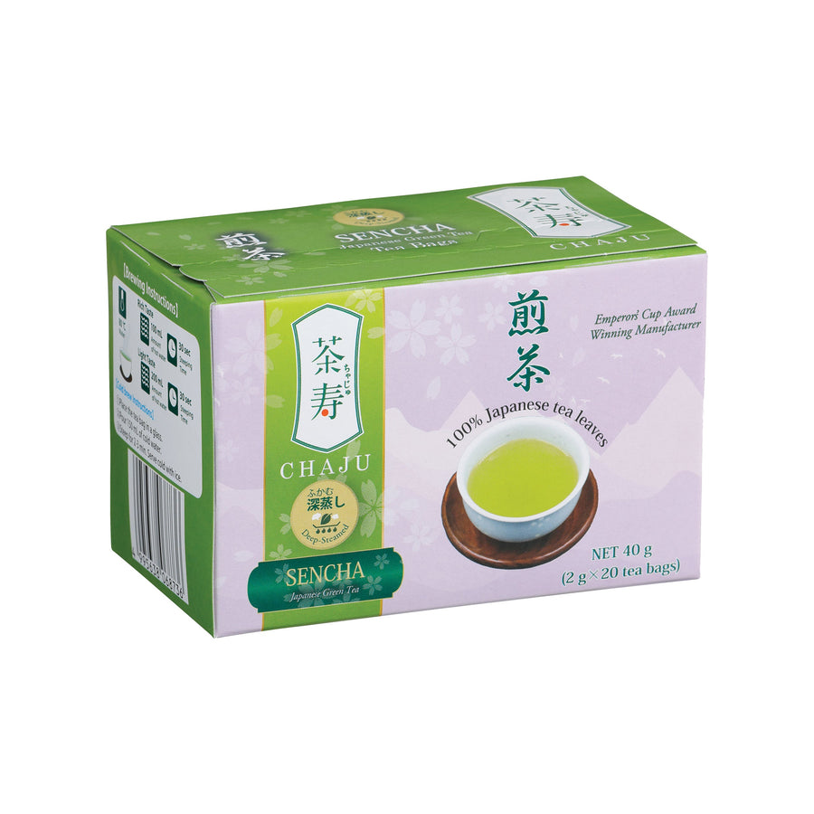 Chaju Japan Sencha Grüntee im Beutel 40g – 3er-Pack (3×40 g)
