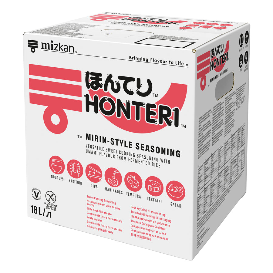 mizkan HONTERI MIRIN STYLE 18 Liter-Pack - süße Kochwürze (Art. 5547)