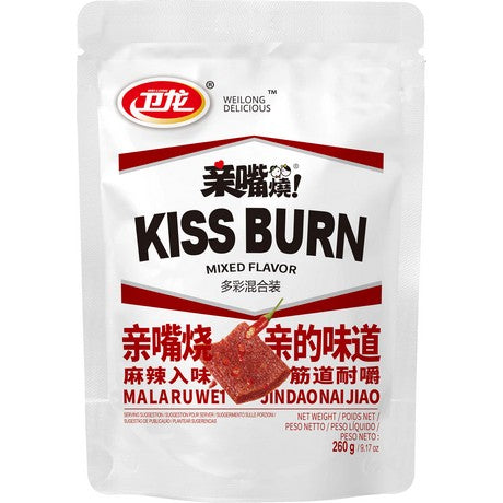 WEILONG - Kiss Burn Gemischter Geschmack 260 g (Art. 557-2) – 4er-Pack (4×260 g)