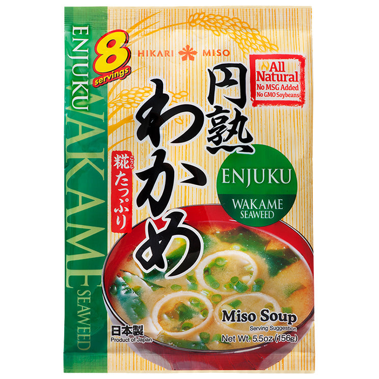 Miso Suppe - Wakame - Hikari Enjuku 156g – 3er-Pack (3×156 g)