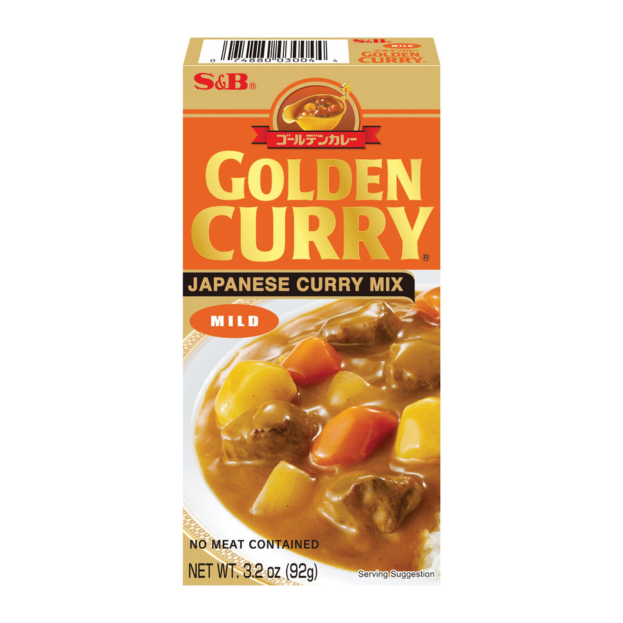 S&B Golden Curry mild Japan Curry 92g – 4er-Pack (4×92 g)