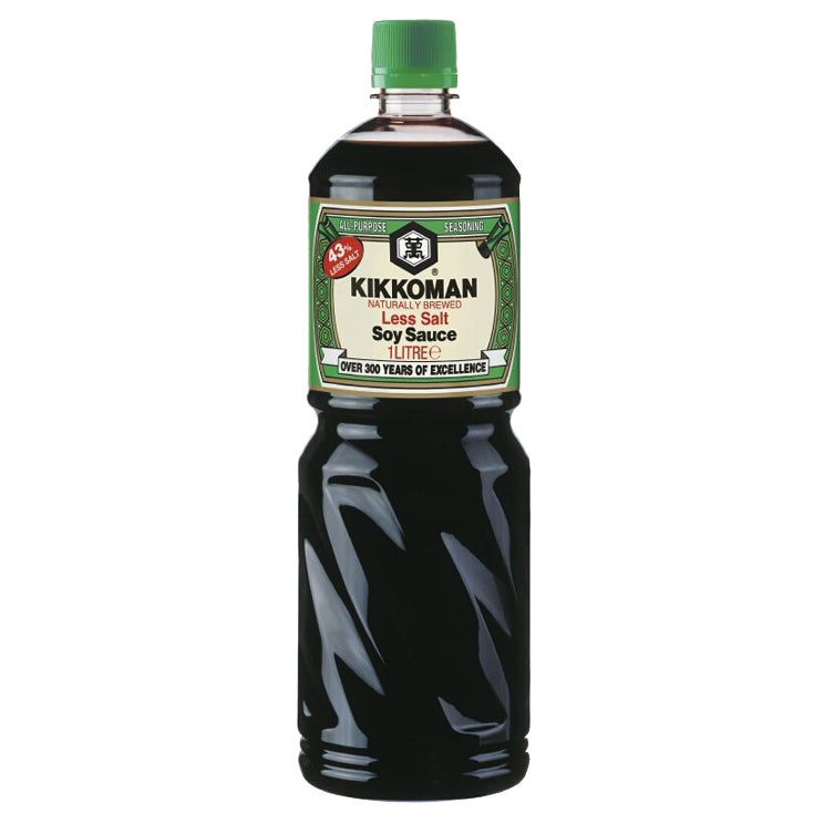 Kikkoman Sojasauce mit niedrigem Salzgehalt, 940 ml