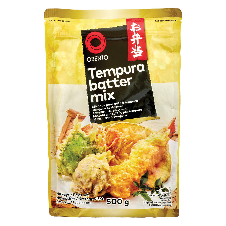 Obento Tempura Batter Mix Tempura Back-Frittiermischung, 500 gramm – 3er-Pack (3×Stück)