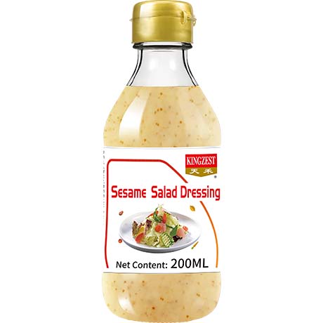 KINGZEST - Sesam Salat Dressing 200 ml – 4er-Pack (4×200 g)