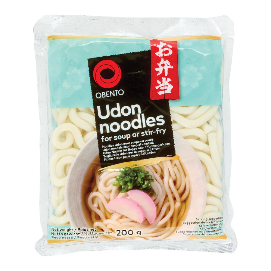 Obento Japanische Udon Nudeln, 200 g – 10er-Pack (10×200 g)