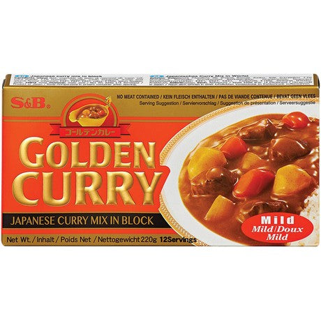 S&B - Golden Curry Mild 220 gr x 4 uds - Pack Promoo