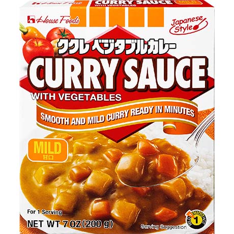 House Foods Curry Sauce Mild 200g – 3er-Pack (3×200 g)