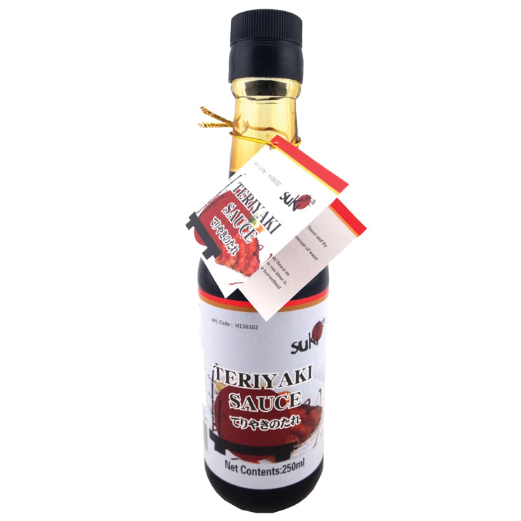 Suki Teriyaki Sauce, 250 ml – 3er-Pack (3×250 g)