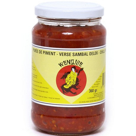 WENDJOE - Sambal Oelek 360 g – 4er-Pack (4×360 g)