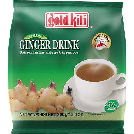 GOLD KILI - Instant Honig Ingwer Getränk 18 g (Art. 6049-11) – 20 x 18 g
