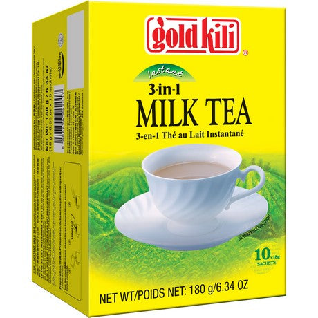 Gold Kili 3in1 Milch Tee Milk Tea 180g – 3er-Pack (3×18 g)