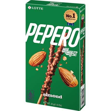 Lotte Pepero Almond Sticks 32g – 8er-Pack (8×32 g)