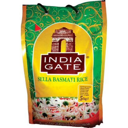 INDIA GATE - Sella Basmati Reis - (1 X 5 KG)