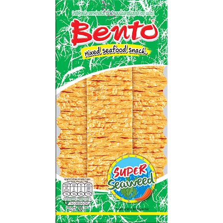 Bento Mix Meeresfrüchte Snack Super Seaweed Geschmack 20g – 12er-Pack (12×20 g)