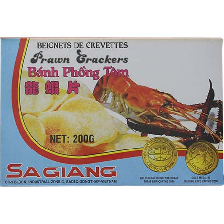 SA GIANG Sagiang Krabbenchips 200g Rohlinge – 6er-Pack (6×200 g)