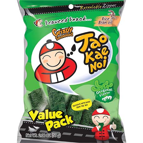 TAO KAE NOI Taokaenoi Crispy Seaweed Original Flavour 59g