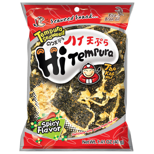 Taokaenoi Tempura Seetang Hitempura würziger Geschmack, 50 ml, 3 Stück – 4er-Pack (4×50 g)