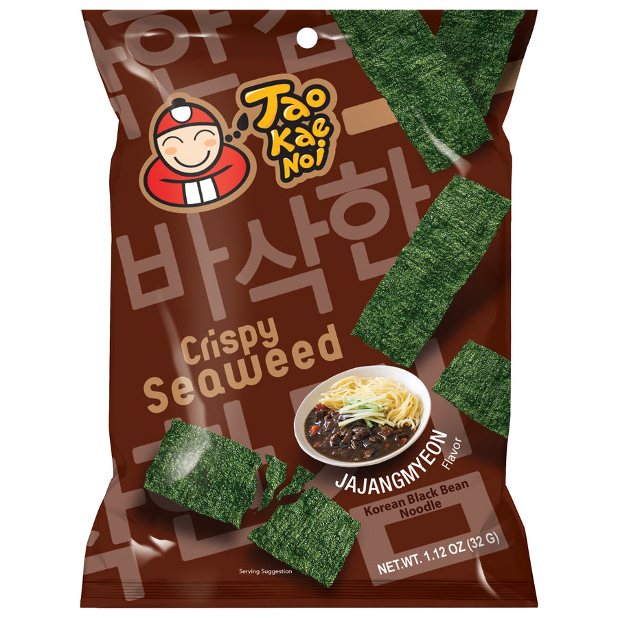 Taokaenoi Algensnack Seaweed Jajangmyeon Geschmack 32g – 4er-Pack (4×32 g)