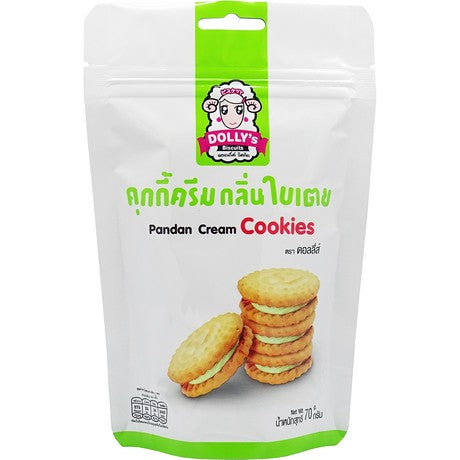 DOLLY'S - Pandan Creme Kekse 70 g – 4er-Pack (4×70 g)